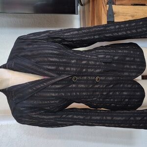 Taifun Collection Jacquard Stripe Blazer